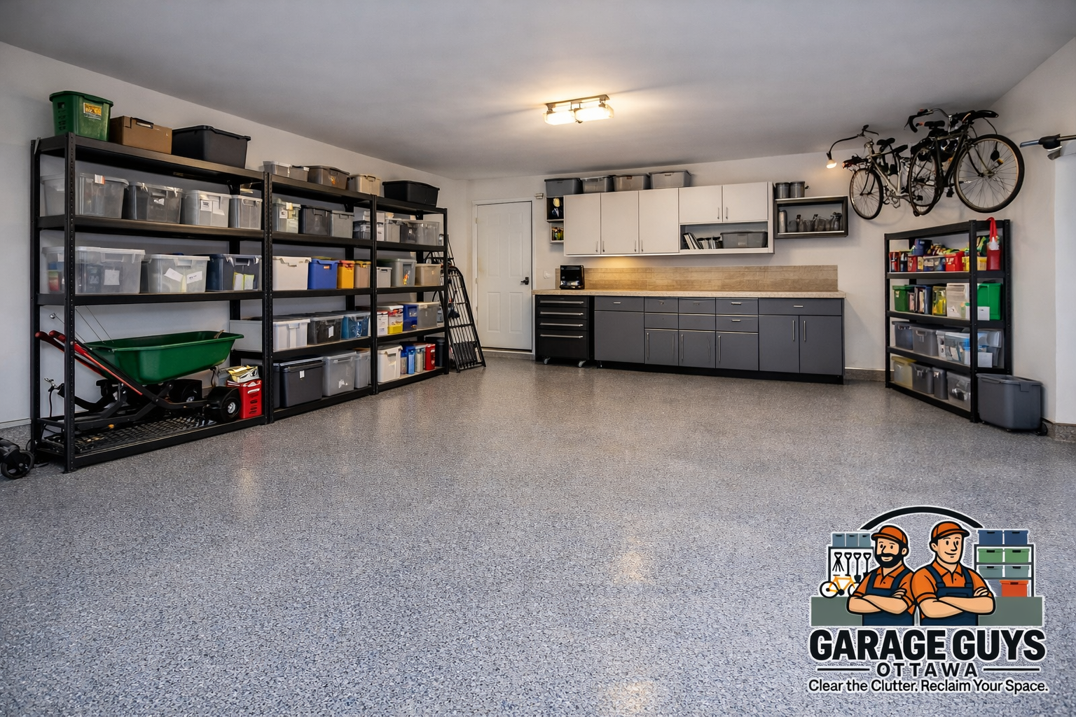 Garage cleanout before and after in Ottawa